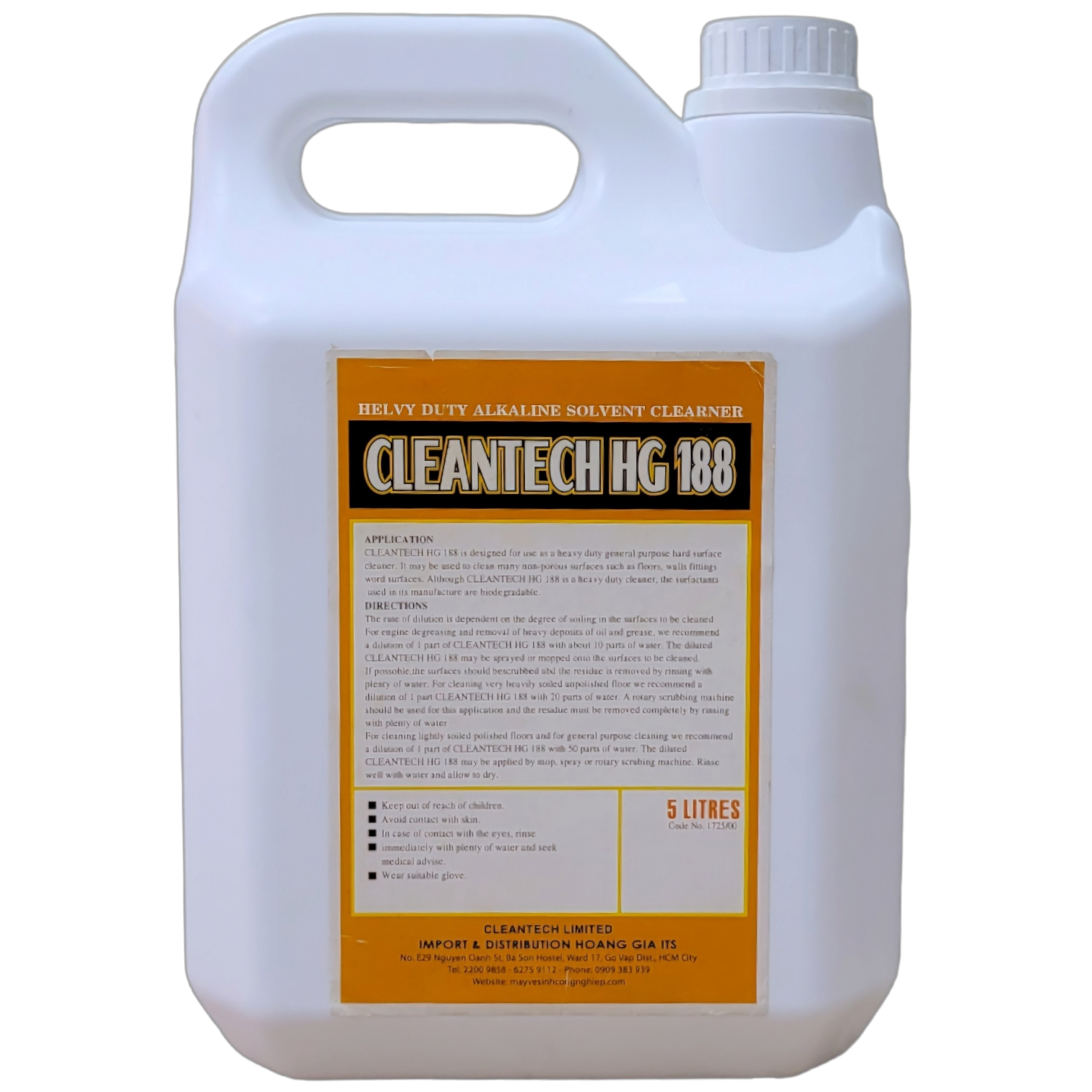 HÓA CHẤT TẨY DẦU MỠ HG 188